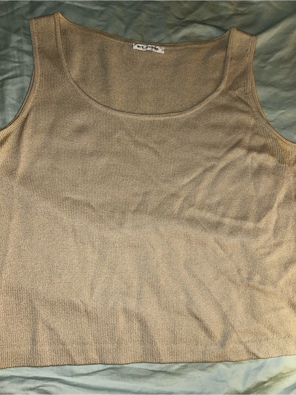Vintage St John Shimmer Tank